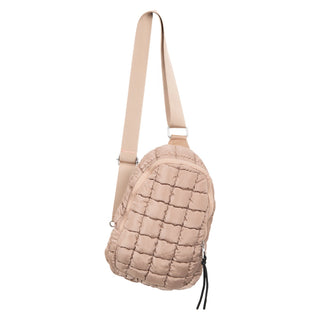 Quilted Puffer Sling Crossbody