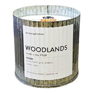 FINAL SALE Winter Wood Wick Candles