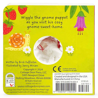 Gnome Sweet Home Finger Puppet Board Book