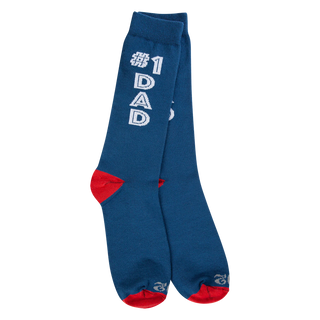 #1 Dad Men's Crew Socks