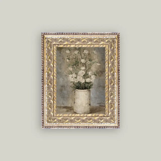 Long Stem White Roses Wall Art