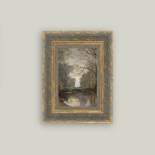 Ghost In The Woods Framed Wall Art