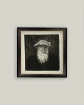 Self Portrait by Camille Pissarro Framed Antique Art