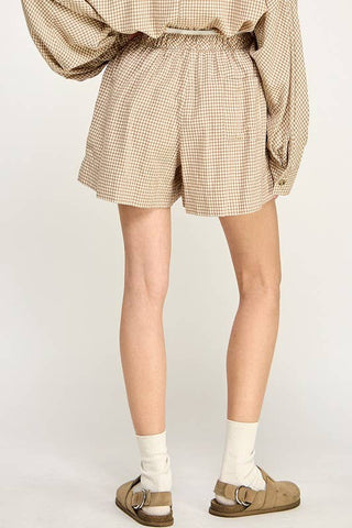 Sunside Gingham Shorts