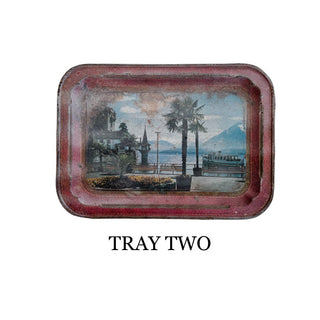 FINAL SALE Heavily Distressed Found Tray