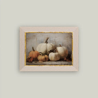 Vintage Pumpkin Framed Wall Art