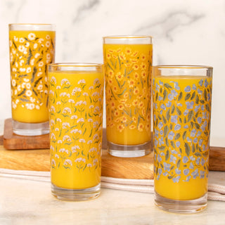 Tall Blooms Drinking Glass (more styles)