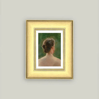 Back Of Woman Framed Wall Art