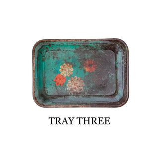 FINAL SALE Heavily Distressed Found Tray