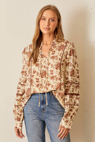 Lynne Floral Top