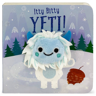 FINAL SALE Itty Bitty Yeti Finger Puppet Board Book