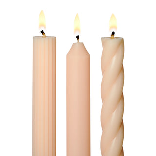 Blush Taper Candle - Single