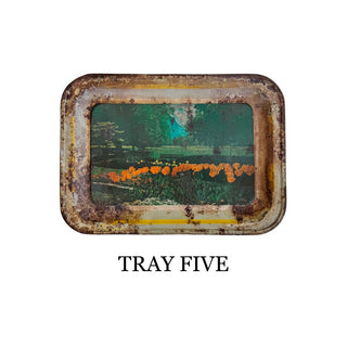 FINAL SALE Heavily Distressed Found Tray