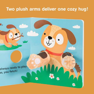 Hug Me Little Finger Puppy Puppet Book