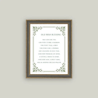 Irish Blessing Framed Wall Art