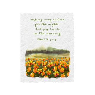 Joy Comes In the Morning Card + Envelope