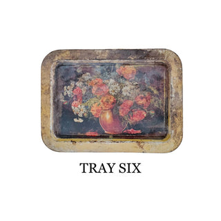 FINAL SALE Heavily Distressed Found Tray