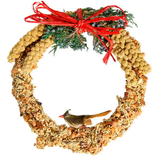 Rustic Wreath Bird Feeder (two sizes)