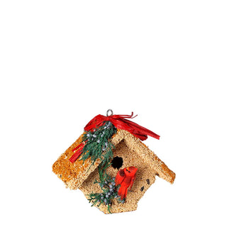 Wren Cardinal Casita Bird House Feeder