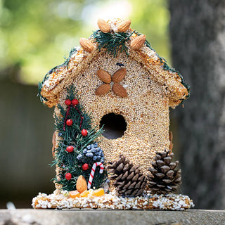 Juniper Bird House Feeder