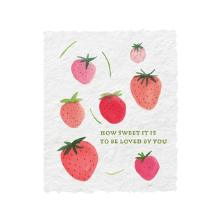 Strawberry Loved By You Card + Envelope