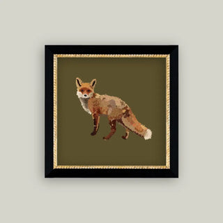Fox Close up Framed Wall Art