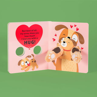 Hug Me Little Finger Puppy Puppet Book