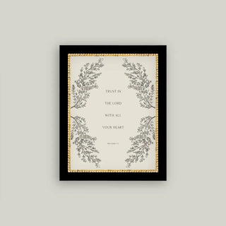 Trust In The Lord Framed Wall Art