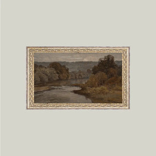 Autumn River Framed Wall Art