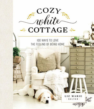 Cozy White Cottage Book