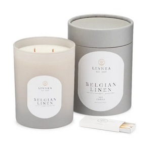 Linnea Two Wick Candle + Matches Gift Set (more scents)