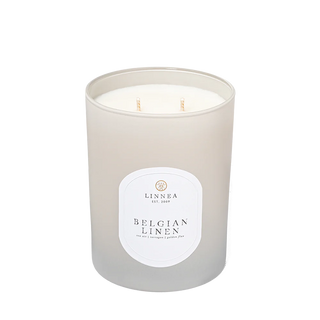 Belgian Linen Two Wick Candle
