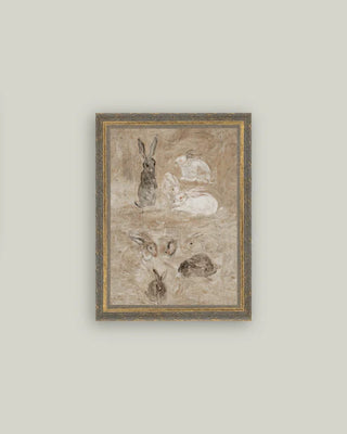 Gentle Bunnies Framed Wall Art (more sizes)