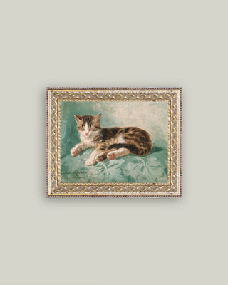 Whiskered Cat Framed Wall Art (more sizes)