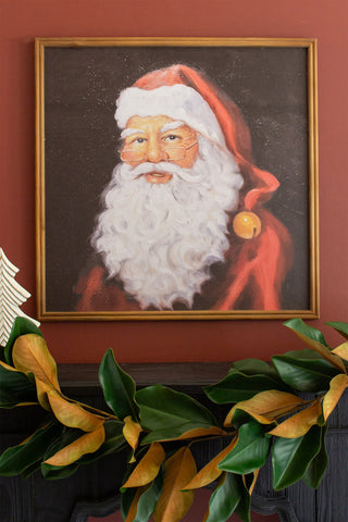 Framed Santa Art