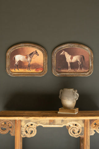 Arched Framed Horse Print (two styles)
