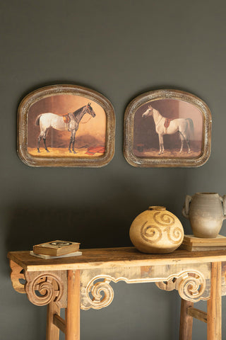 Arched Framed Horse Print (two styles)