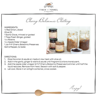 Cherry Balsamic Preserves