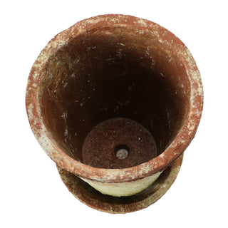 Rustic Terracotta Planter with Saucer