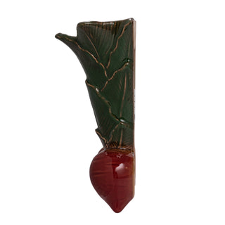 Stoneware Radish Wall Vase