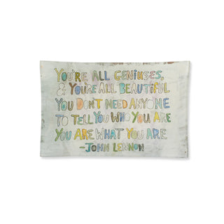 You're All Geniuses Decoupage Plate