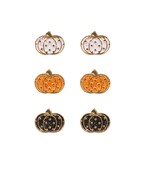 Polka Dot Pumpkin Stud (more styles)