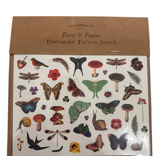 Flora and Fauna Temporary Tattoos