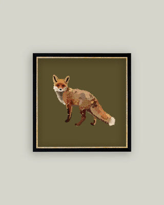 Fox Close up Framed Wall Art
