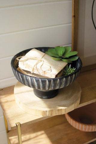 Black Wash Clay Bowl (In-Store Only)