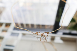 Ribbon Bow Necklace