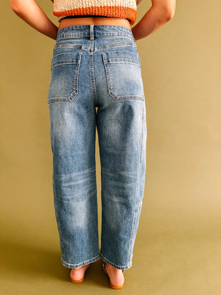 Barely Barrel Denim Jeans