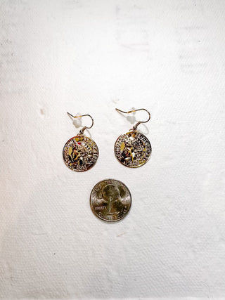 Coin Dangle Earrings