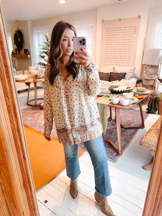 Bohemian Flora Top