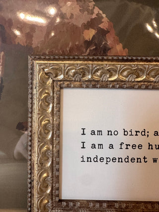 I Am No Bird Framed Wall Art